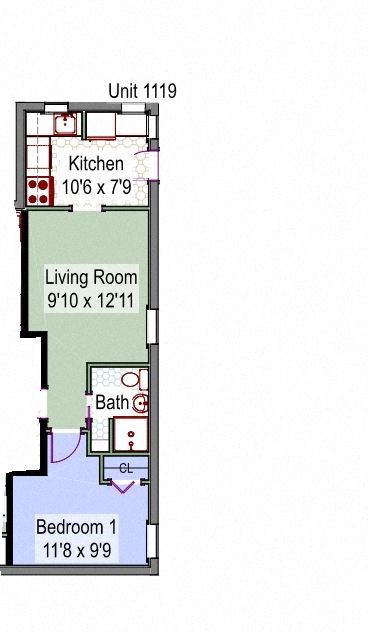 1119 Pennsylvania Floor Plan